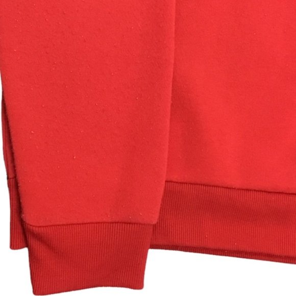 Marvel Deadpool Pullover Sweater Crewneck Long Sleeve Red/Black Large Men's - Picture 9 of 10